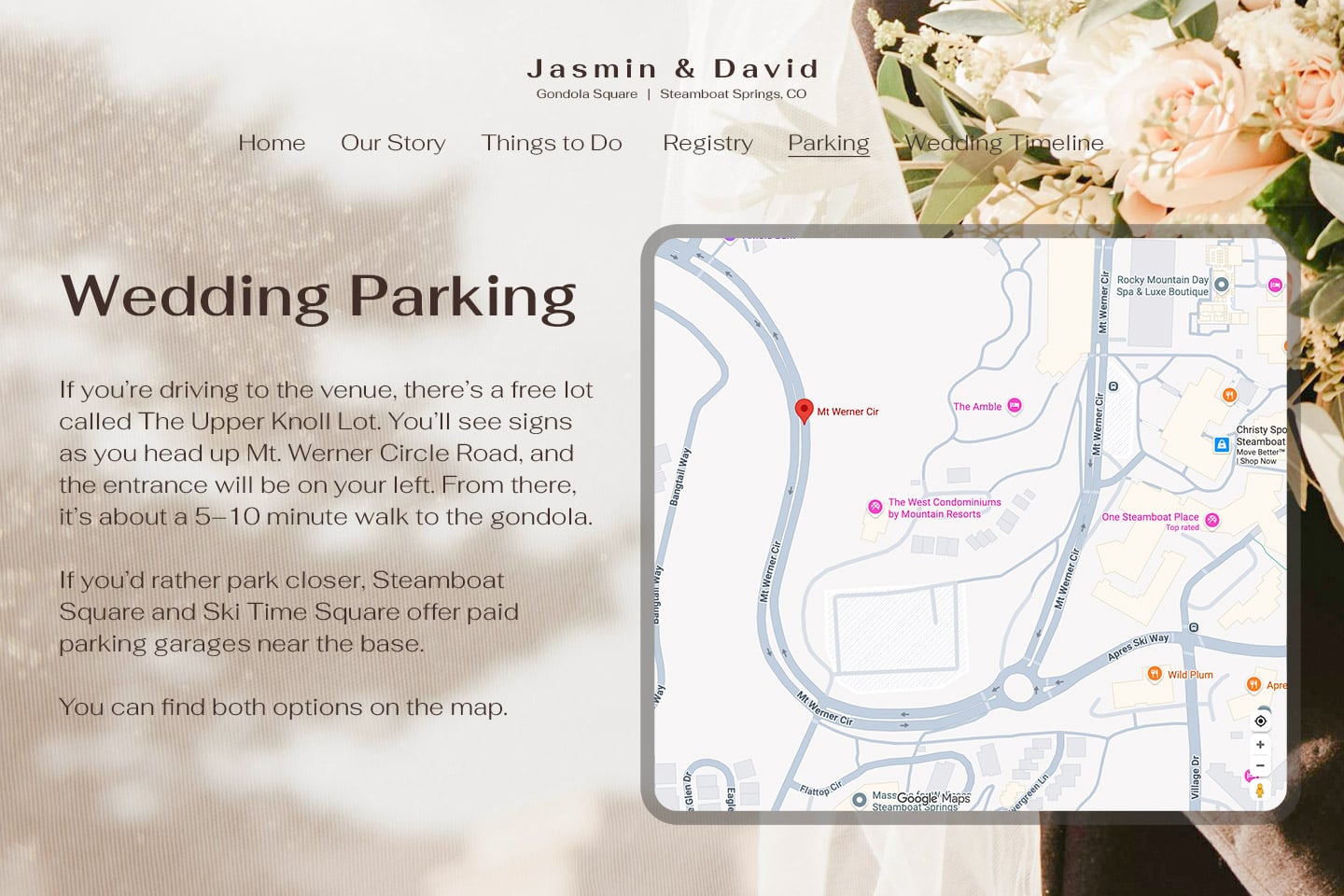 Venue information and map