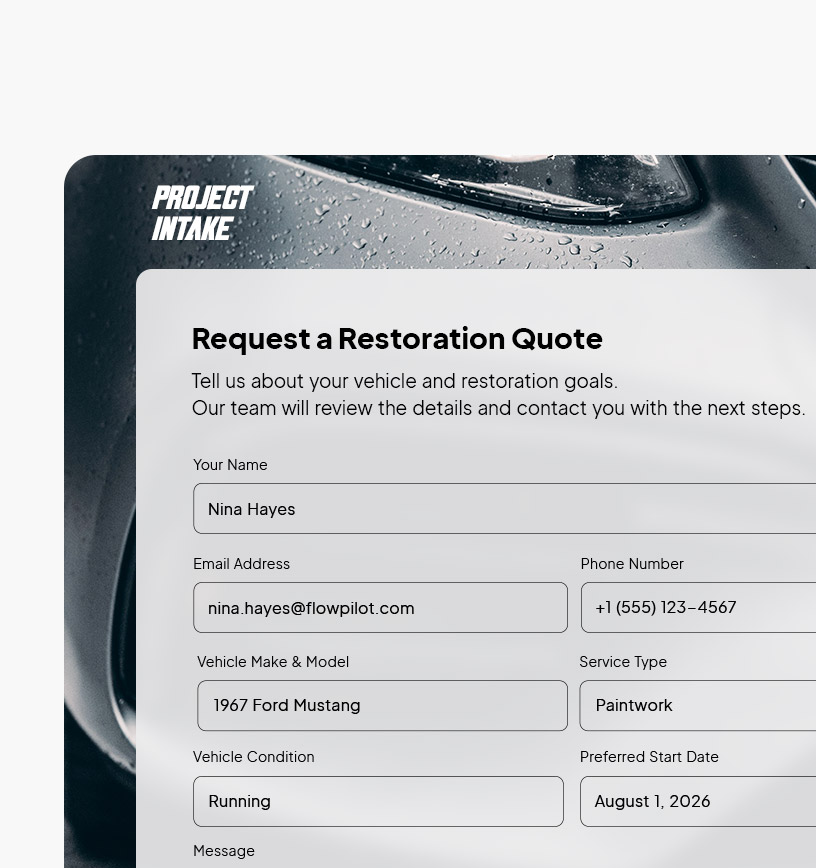 Built-in lead conversion tools.