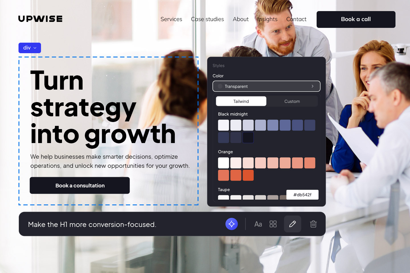 Customize with AI