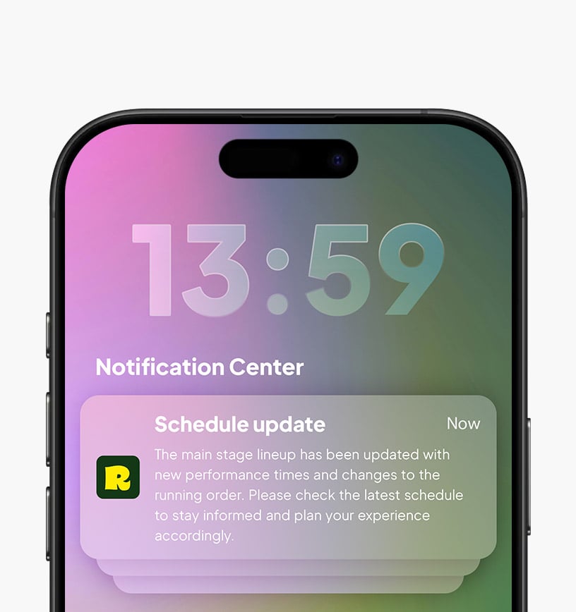 Send event updates and announcements.