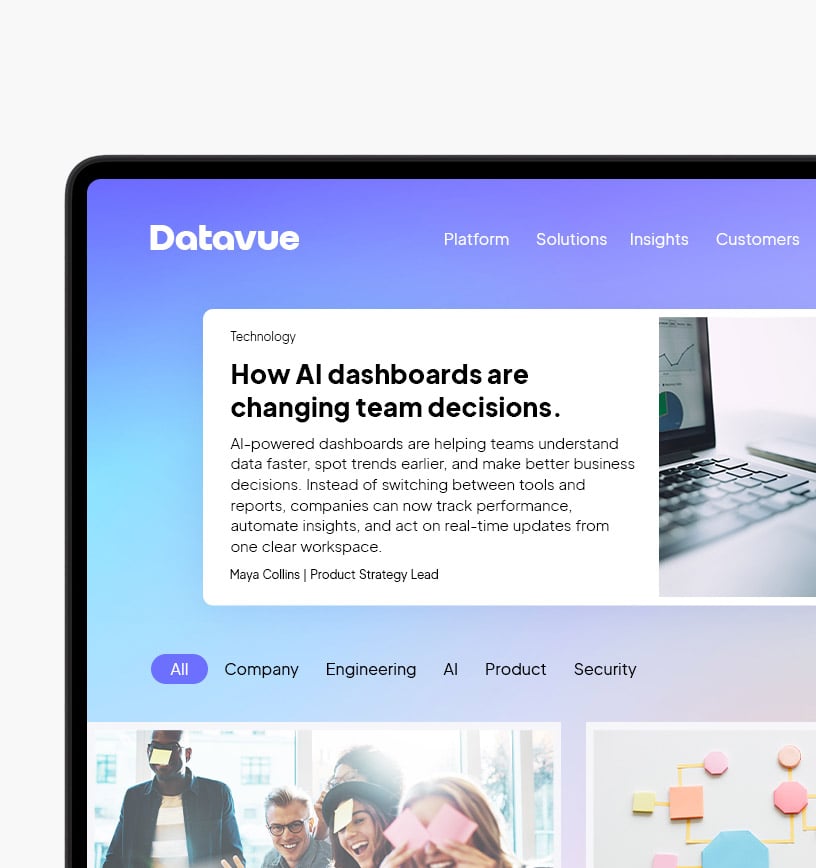 Ready-to-use blog hub.