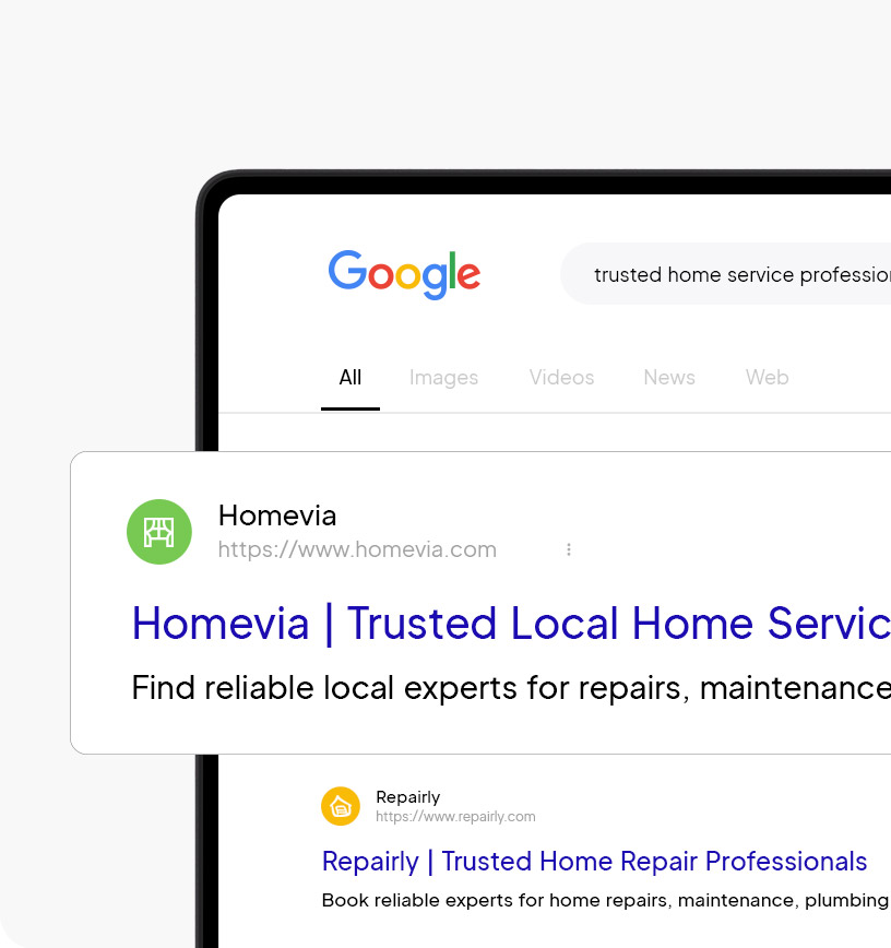 Show up in local search results.
