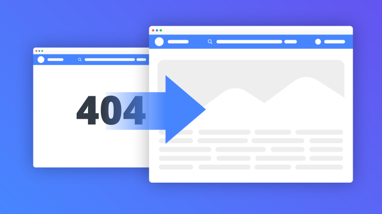 Managing redirects for 404 errors