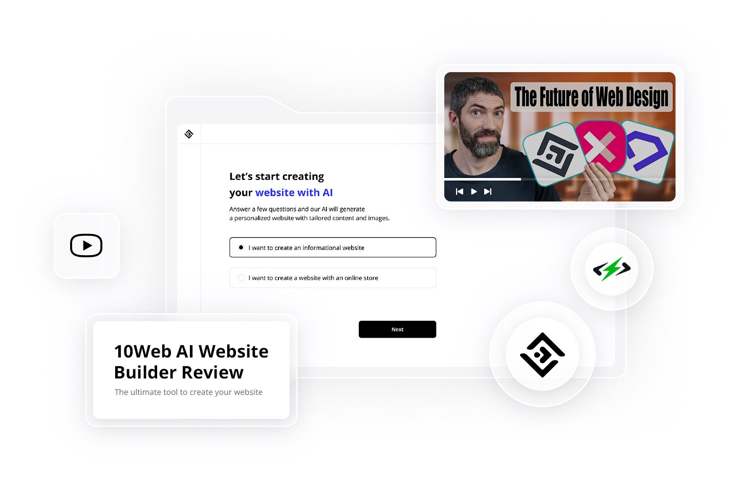 10Web promotional kit for affiliates and
partners