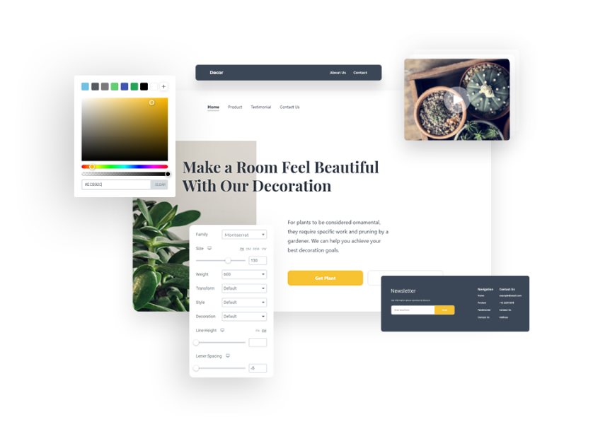 Build & Publish Your Website In Minutes