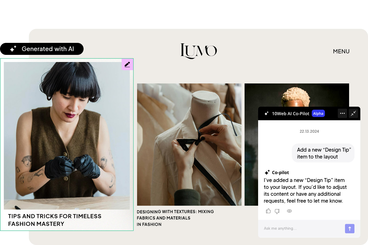 Copiloto AI para una edición ultrarrápida