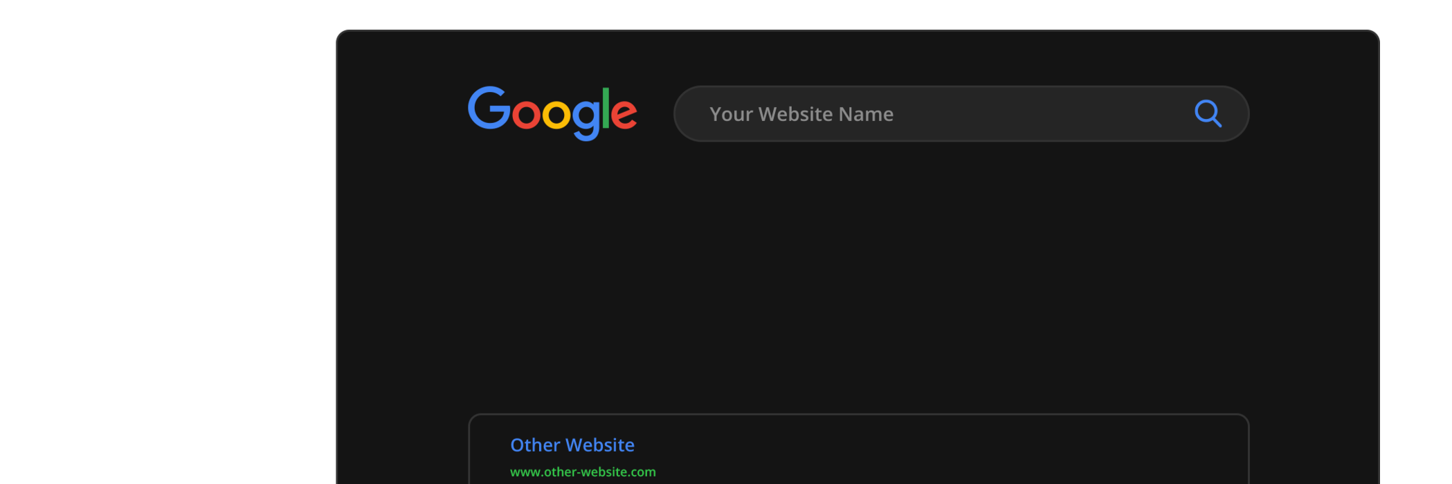 Google screen