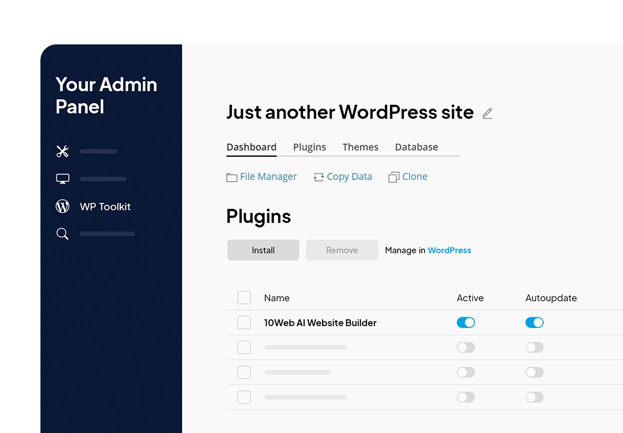 Integrate into your dashboard