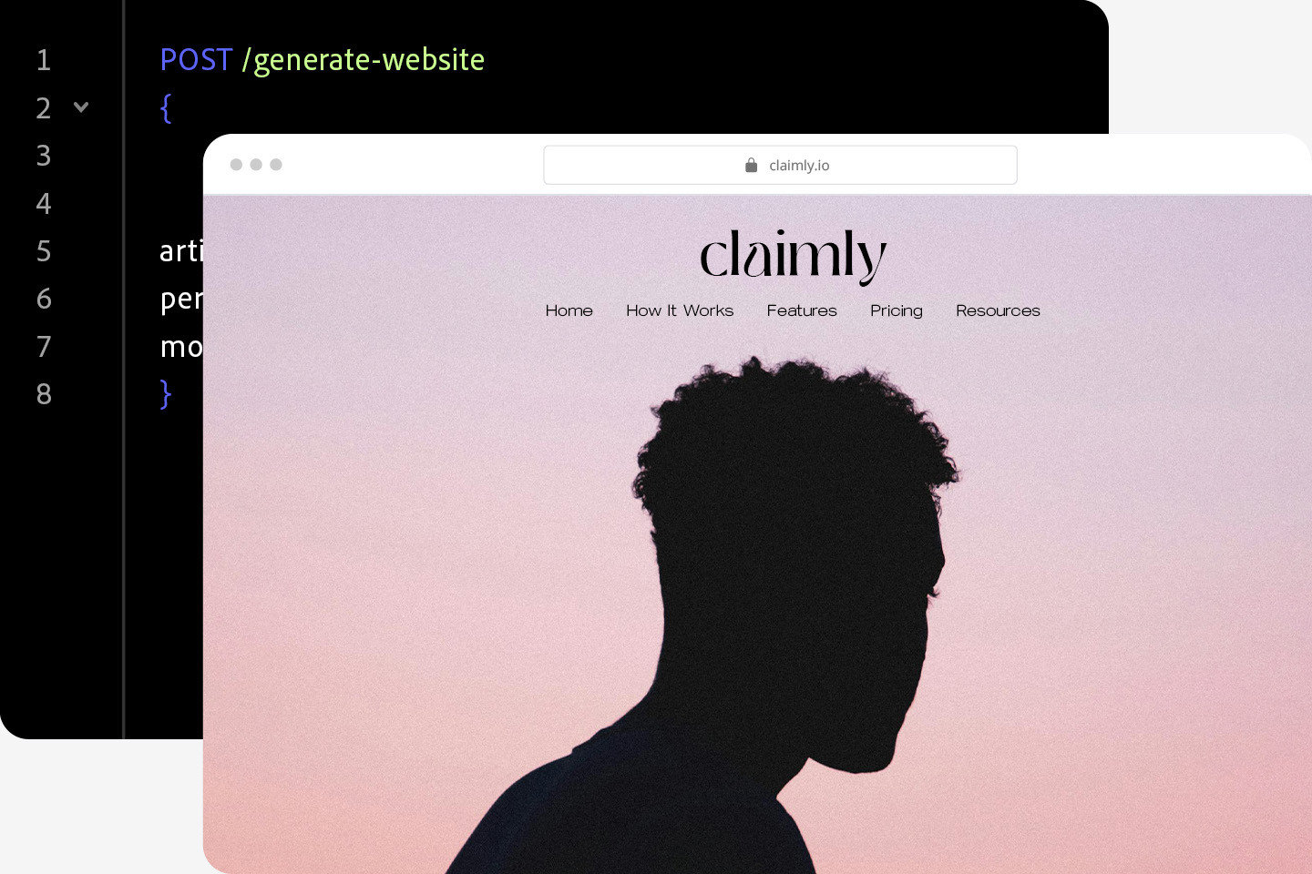 Step 3: Website is generated