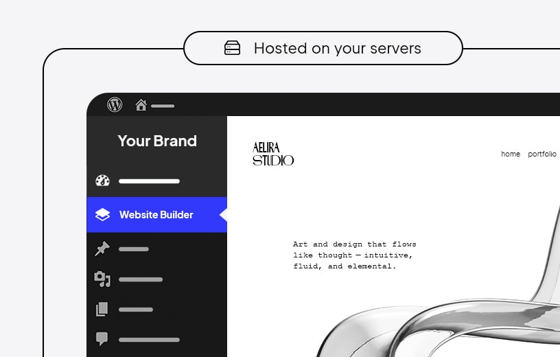 Fully white-labeled  ecosystem.