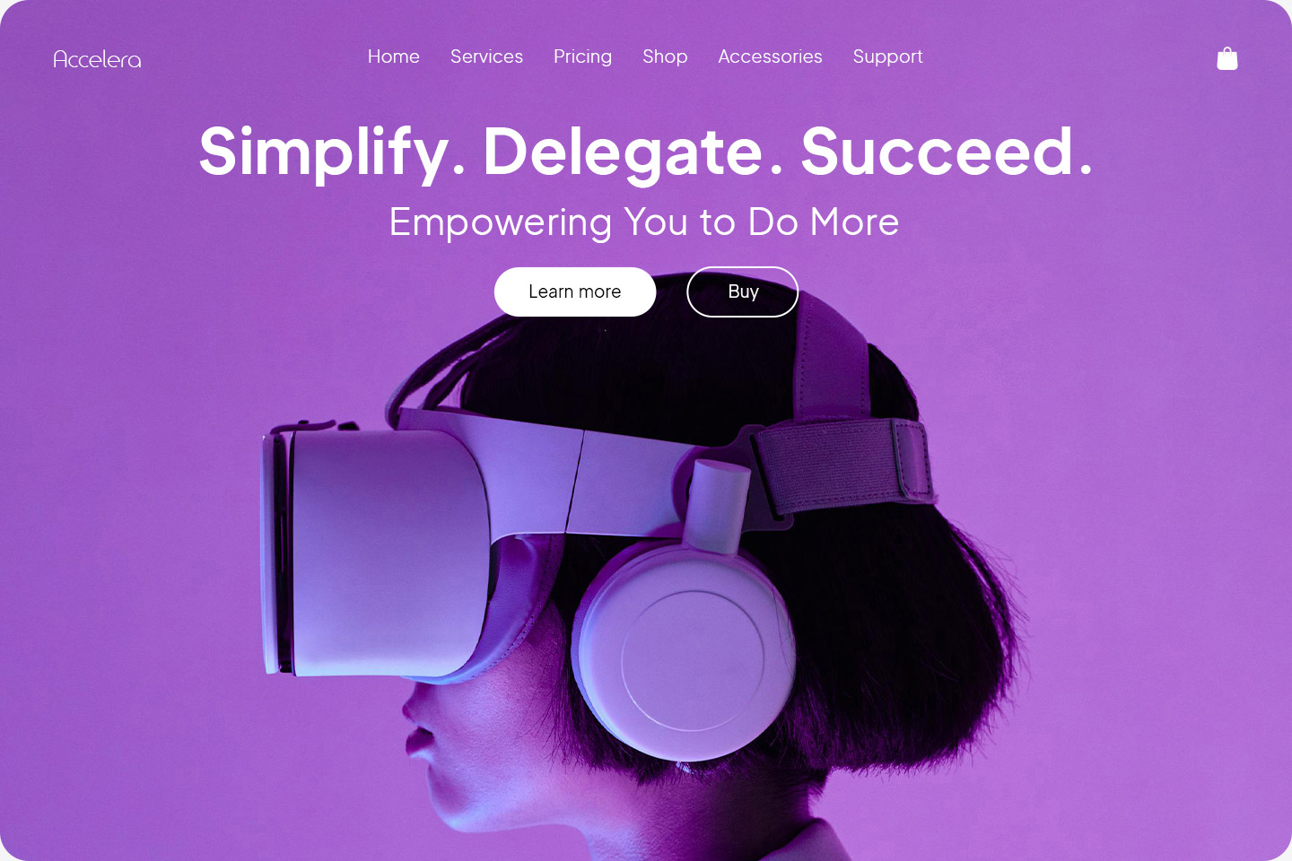 Example of a tech and gadgets ecommerce website.
