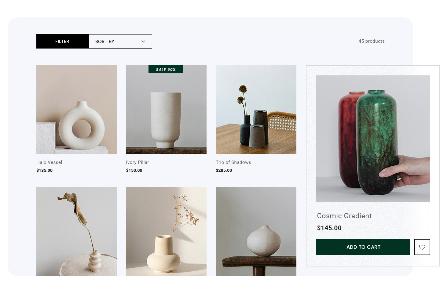 Add unlimited products and variations