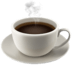 Coffee cup emoji symbolizing artisanal chocolates and coffee.