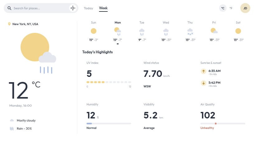 Example app built with 10Web