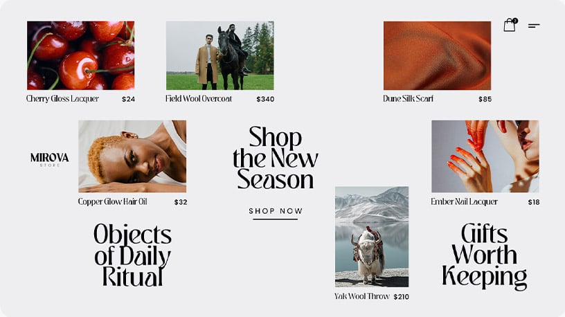 Example store built with 10Web