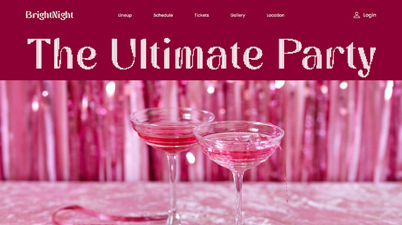 Example website built with 10Web