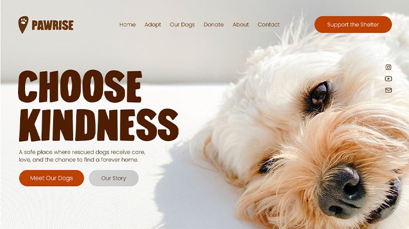 Example website built with 10Web