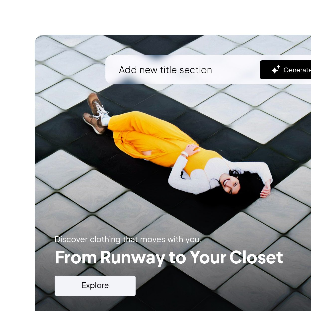 Update your website with AI-powered editor