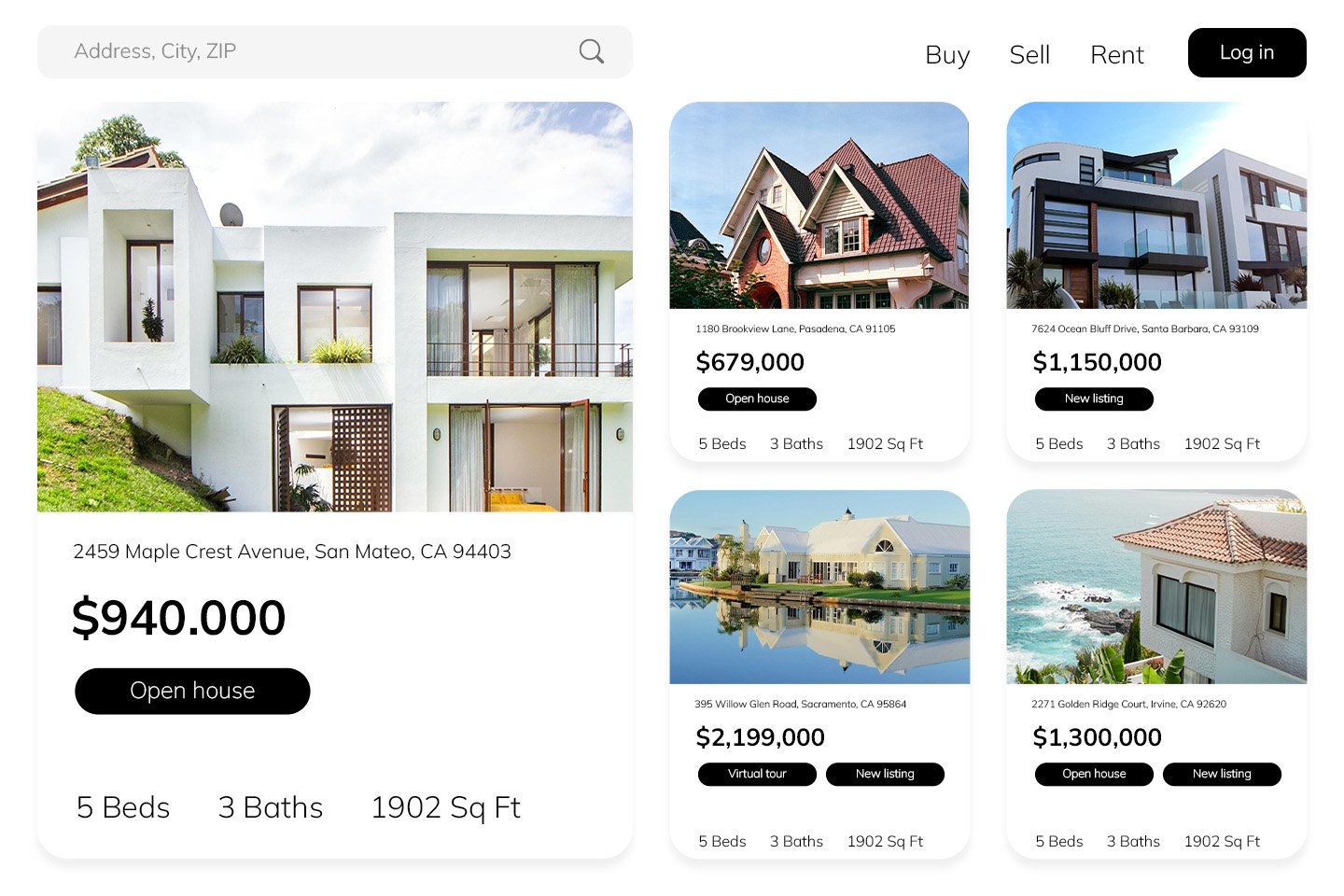 Image showcasing property listings.