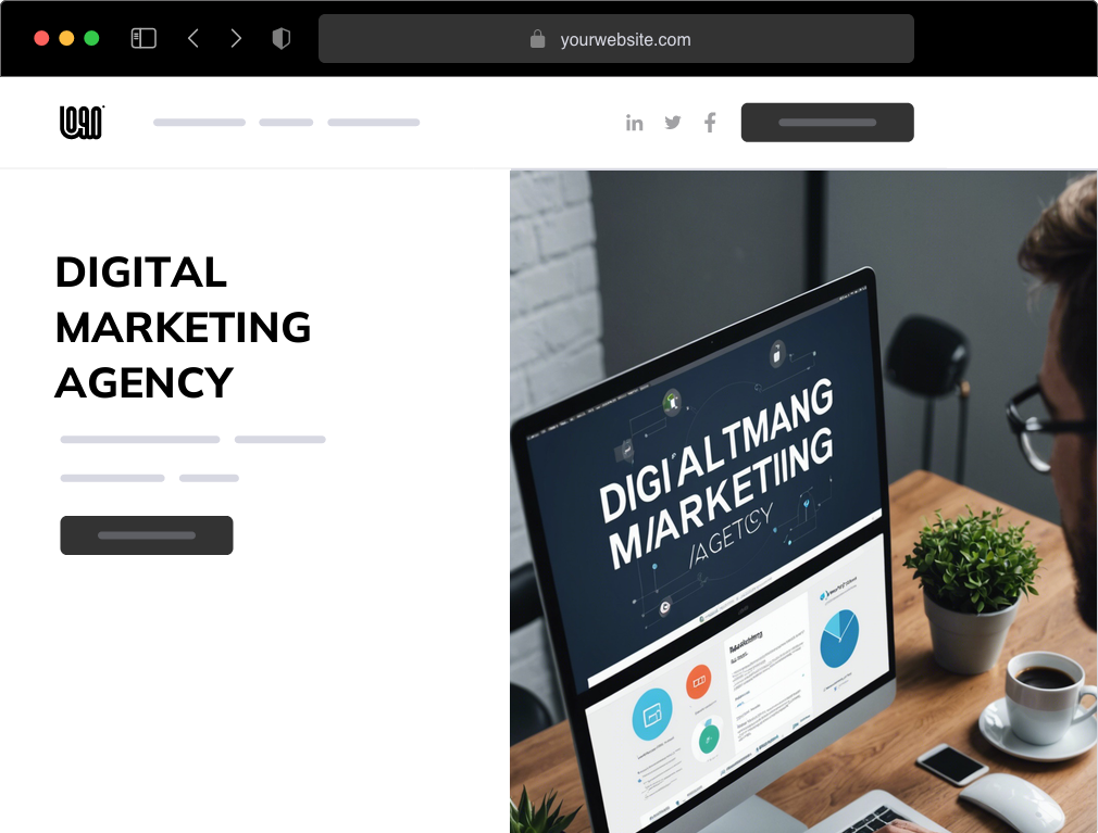 a digital marketing agency website example