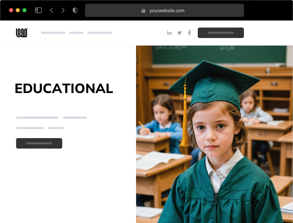 an educational website example