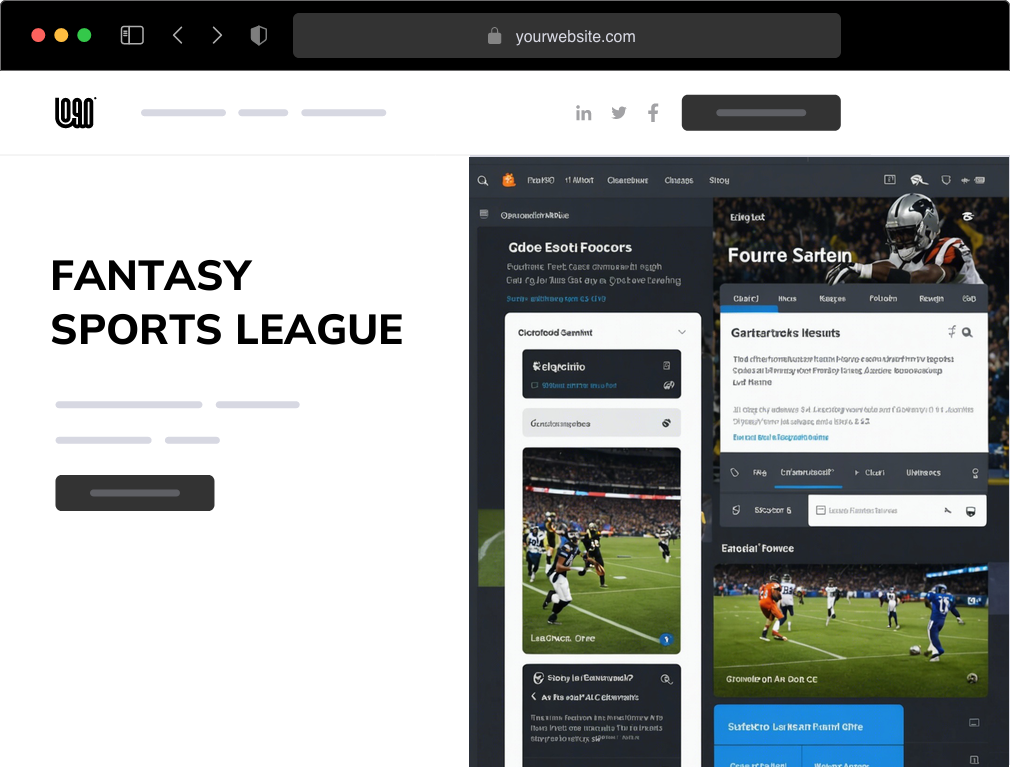 a fantasy sports league forum website example