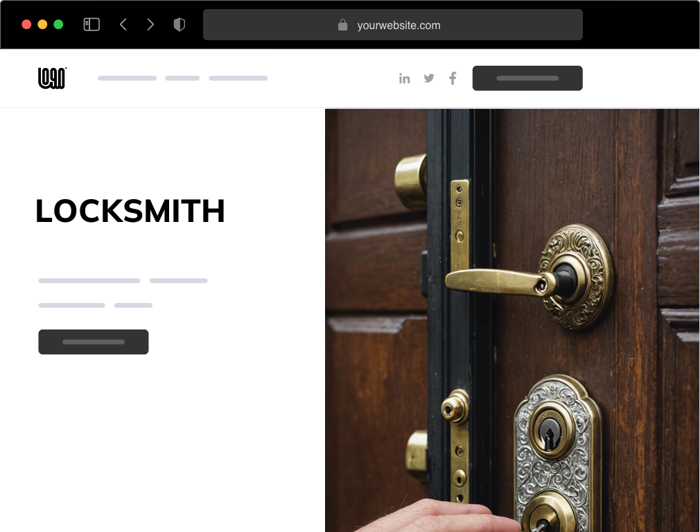 a locksmith website example
