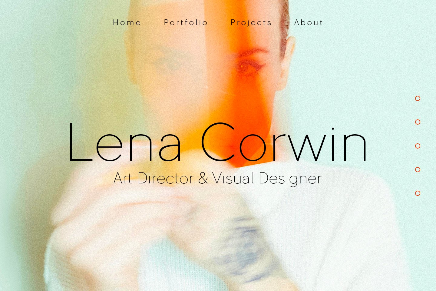 Portfolio website example