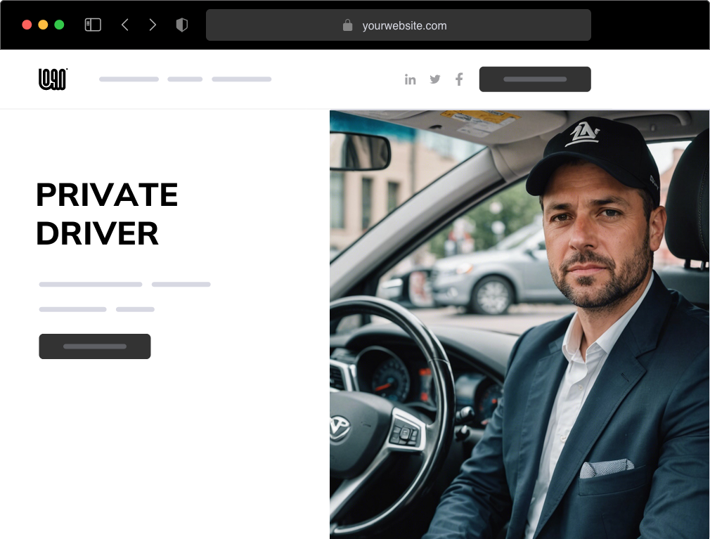AI Private Driver Website Builder – Launch in Minutes