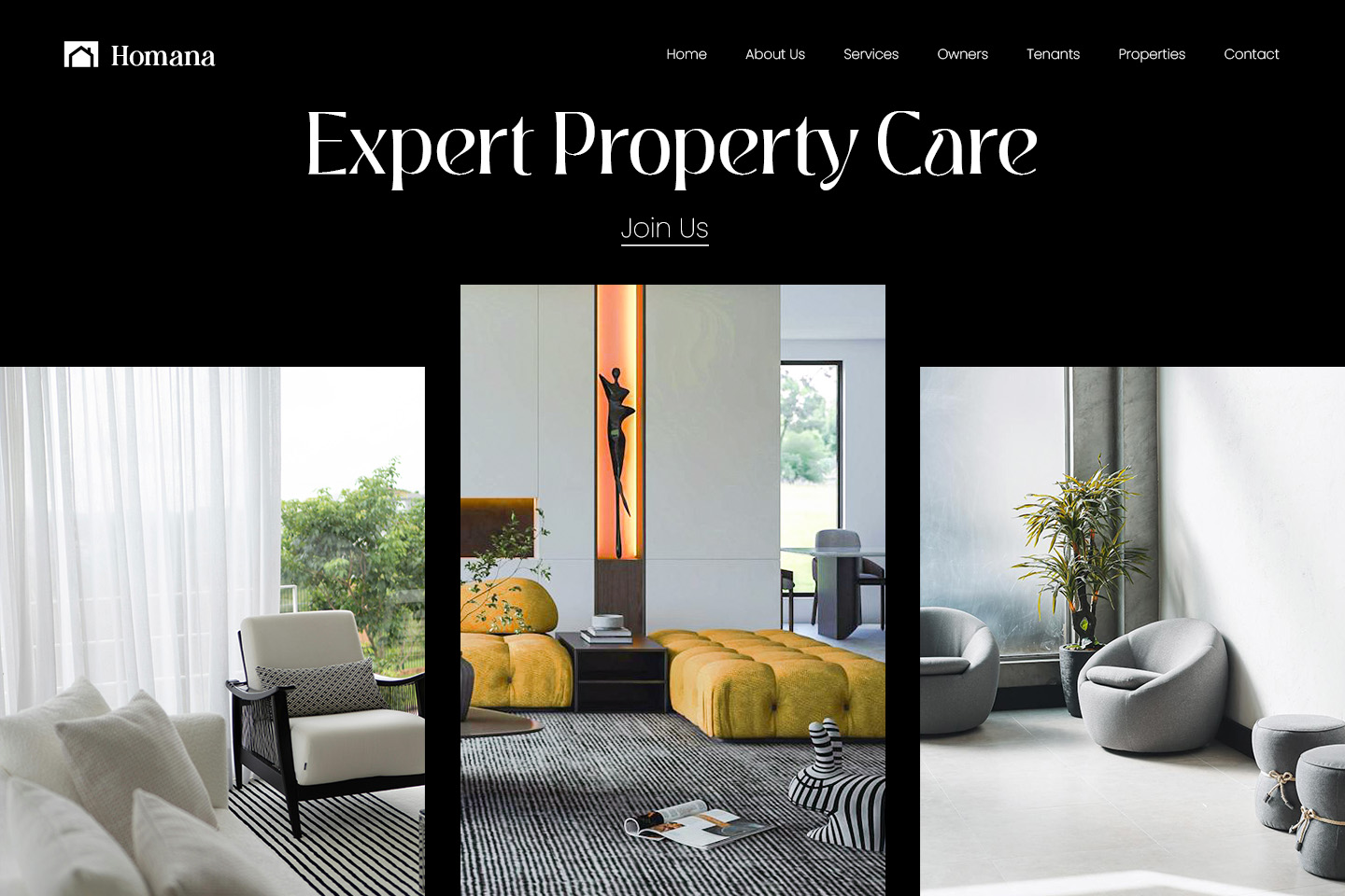 Real estate website example