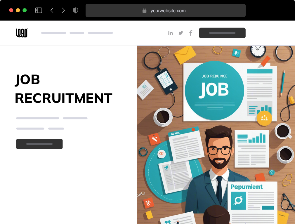 a recruitment website example