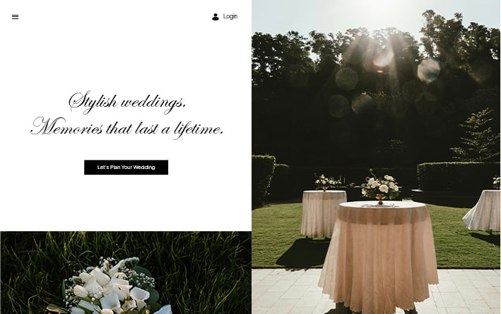 Forever Minimal website template