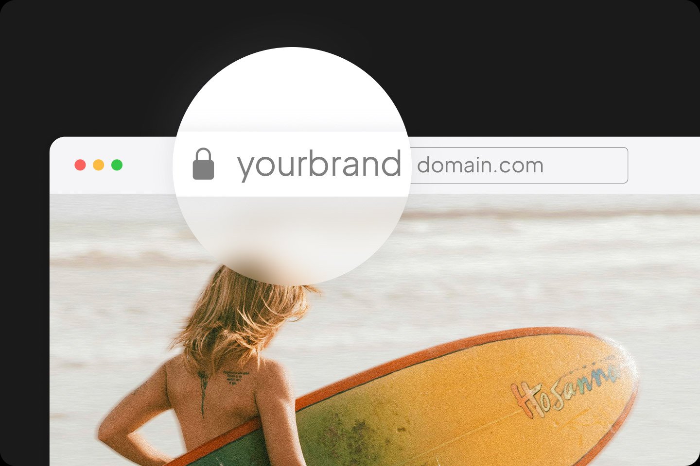 Domain white-labeling