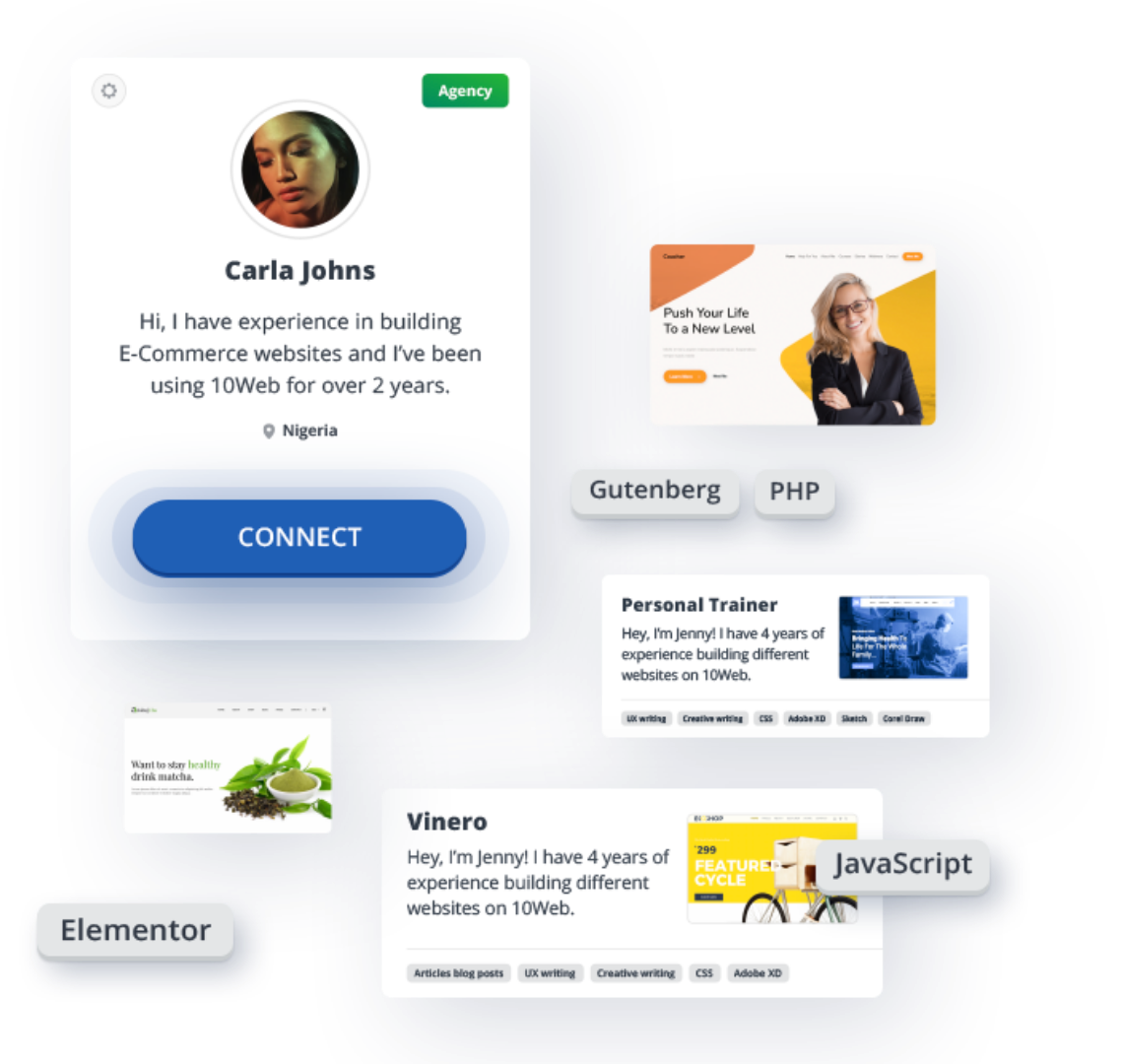 Invite Your Web Developer or Hire a 10Web-Approved Expert