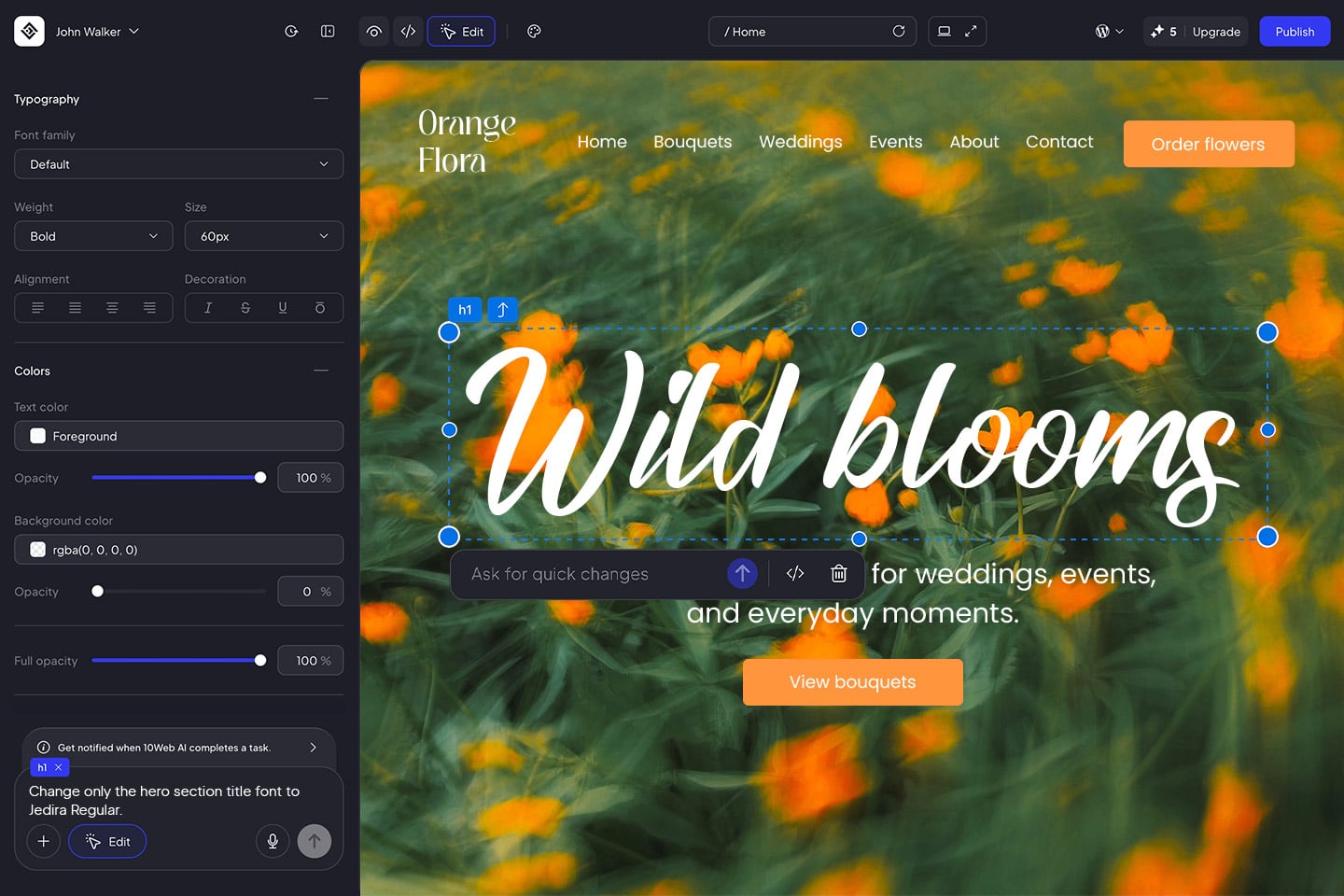 Vibe code your design.