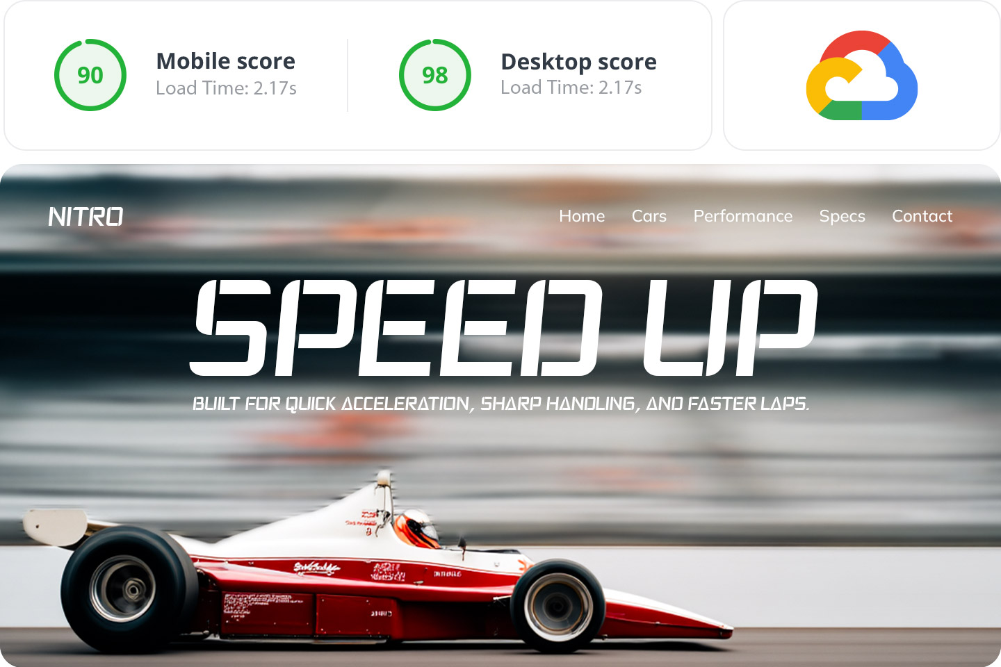Host on ultra-fast hosting.