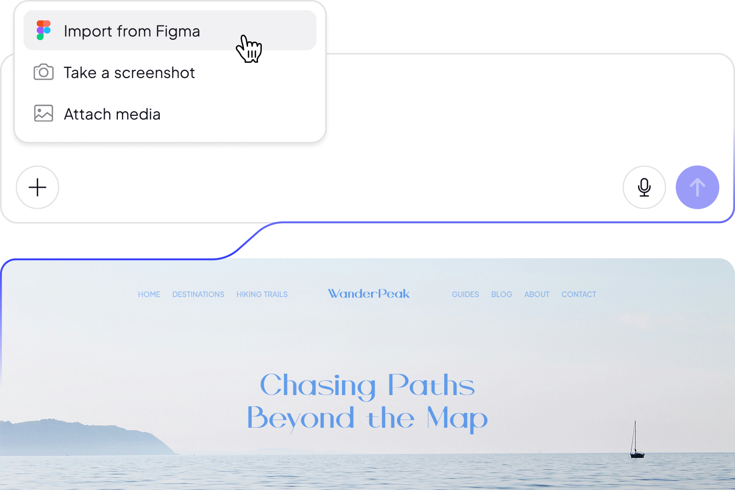 Figma-to-website conversion