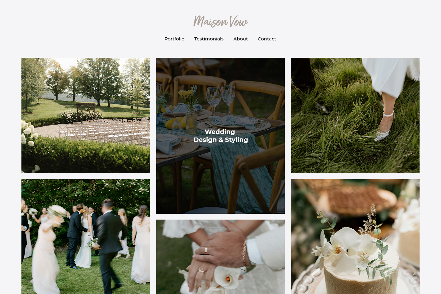 Full-service wedding planning