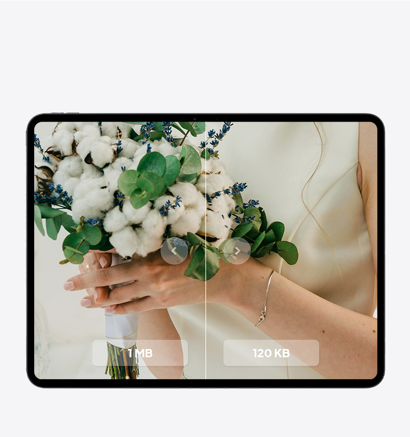 Photo & video optimized.