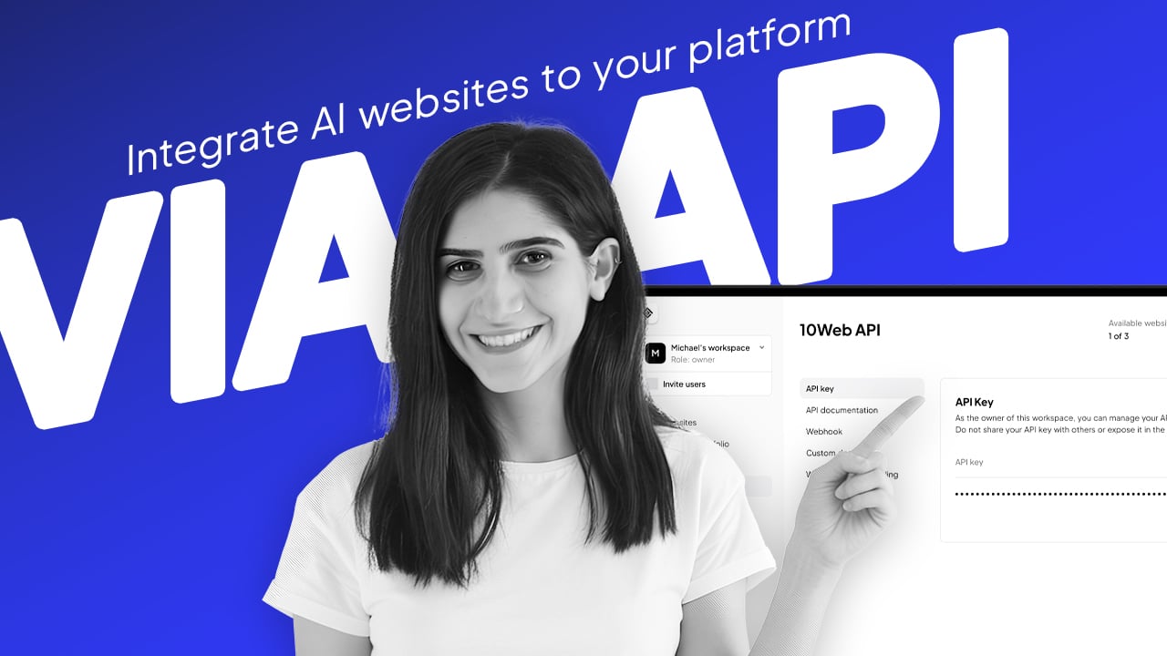 Integrate the #1 AI Website Builder API into your platform