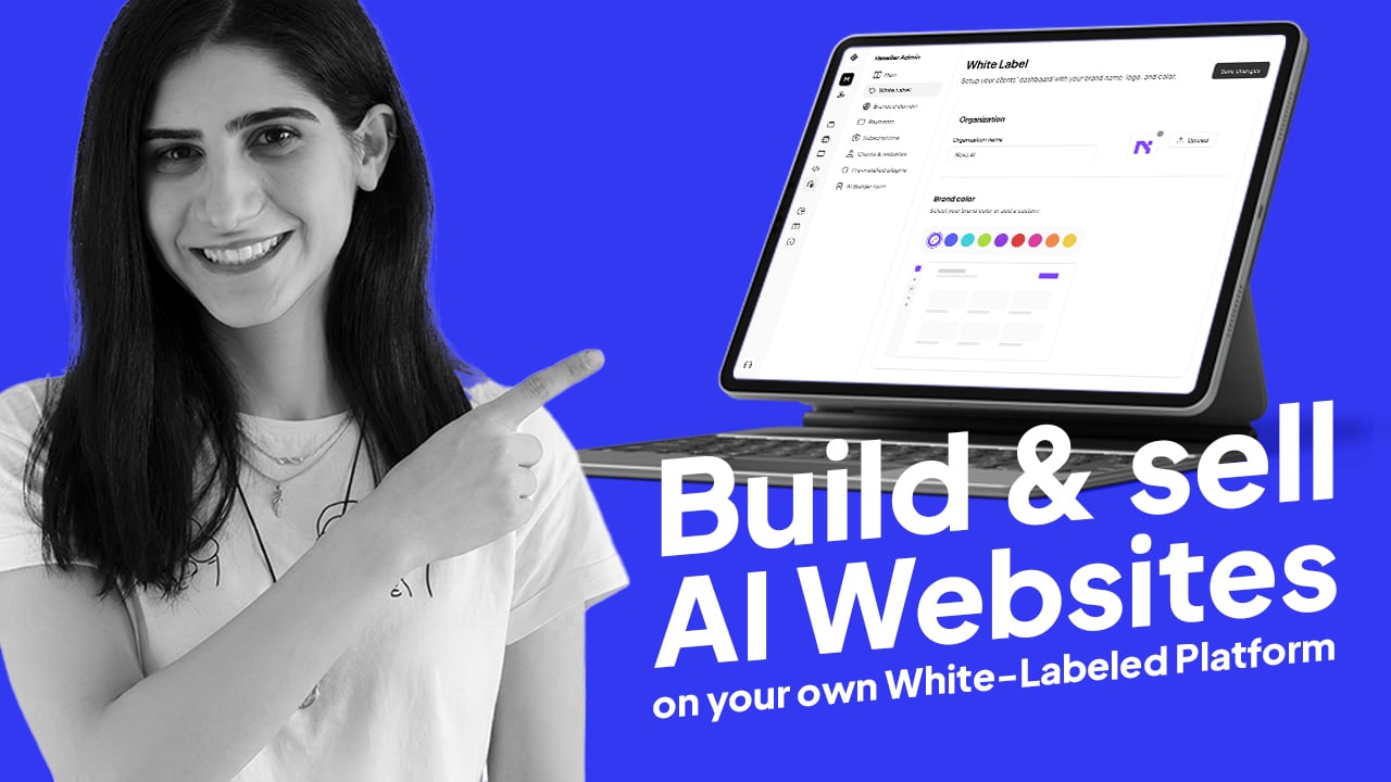 Integrate the #1 AI Website Builder API into your platform