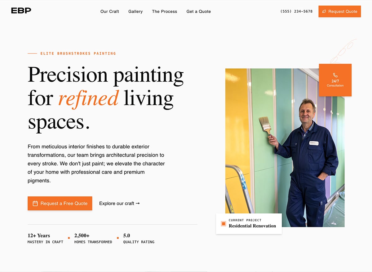 Elite Brushstrokes Painting