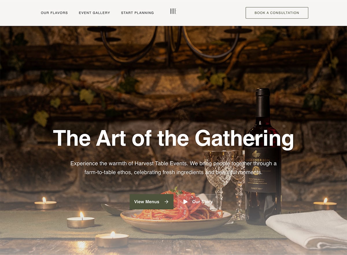 Harvest Table Events